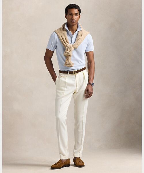 POLO RALPH LAUREN / ポロ ラルフ ローレン ポロシャツ | カスタム スリム フィット ストレッチ オックスフォード メッシュ ポロシャツ | 詳細2