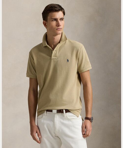 Polo Ralph Lauren『カスタムフィット メッシュポロシャツ』正規品 POLO RALPH LAUREN ポロシャツ カスタム フィット メッシュ
