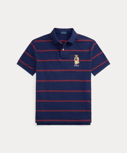 POLO RALPH LAUREN / ポロ ラルフ ローレン ポロシャツ | カスタム スリム フィット ベア メッシュ ポロシャツ | 詳細1