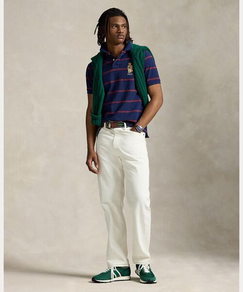 POLO RALPH LAUREN / ポロ ラルフ ローレン ポロシャツ | カスタム スリム フィット ベア メッシュ ポロシャツ | 詳細2