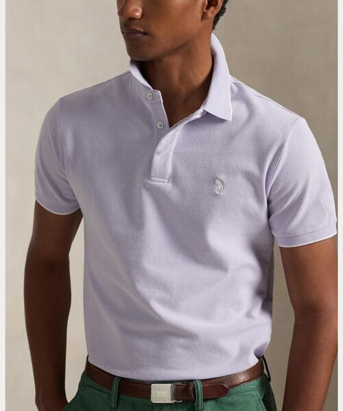 POLO RALPH LAUREN / ポロ ラルフ ローレン ポロシャツ | カスタム スリム フィット ストレッチ オックスフォード メッシュ ポロシャツ | 詳細4