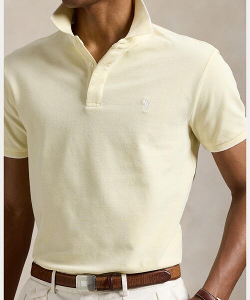 POLO RALPH LAUREN / ポロ ラルフ ローレン ポロシャツ | カスタム スリム フィット ストレッチ オックスフォード メッシュ ポロシャツ | 詳細4