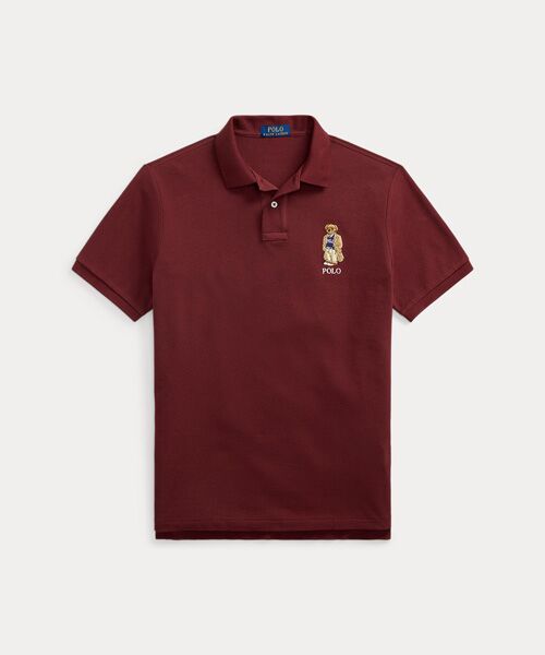 カスタムデザイン Polo Ralph Lauren ポロベアー ポロシャツ　S カスタム スリム Polo ベア メッシュ ポロシャツ | ラルフ