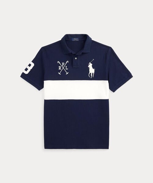 POLO RALPH LAUREN / ポロ ラルフ ローレン ポロシャツ | カスタム スリム フィット Big Pony メッシュ ポロシャツ | 詳細1