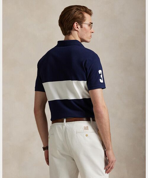 POLO RALPH LAUREN / ポロ ラルフ ローレン ポロシャツ | カスタム スリム フィット Big Pony メッシュ ポロシャツ | 詳細3