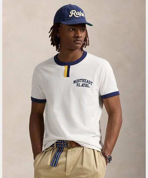 極美品 polo ralph lauren football l/s tee 極美品 polo ralph lauren football l/s tee