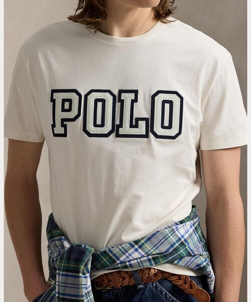 PORO Ralph Lauren ロゴプリント Tシャツ L 2024春夏☆ポロ ラルフローレン スーパーコピー Tシャツ 定番