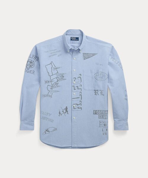 本日超特新品タグ付きRalph Lauren長袖シャツビッグシャツラルフサ ビッグ シャツ | ラルフ ローレン公式オンラインストア