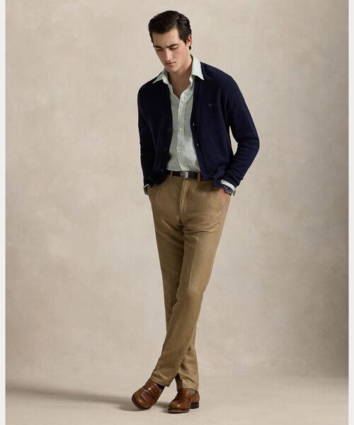リネン100% ネイビー preston fit Ralph Lauren リネン100% ネイビー preston fit Ralph Lauren 中古・古着通販