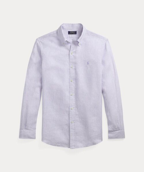 POLO RALPH LAUREN / ポロ ラルフ ローレン シャツ・ブラウス | クラシック フィット ストライプド リネン シャツ | 詳細1