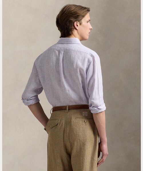 POLO RALPH LAUREN / ポロ ラルフ ローレン シャツ・ブラウス | クラシック フィット ストライプド リネン シャツ | 詳細3