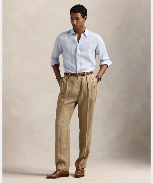 POLO RALPH LAUREN / ポロ ラルフ ローレン シャツ・ブラウス | クラシック フィット ストライプド リネン シャツ | 詳細2