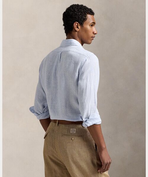 POLO RALPH LAUREN / ポロ ラルフ ローレン シャツ・ブラウス | クラシック フィット ストライプド リネン シャツ | 詳細3