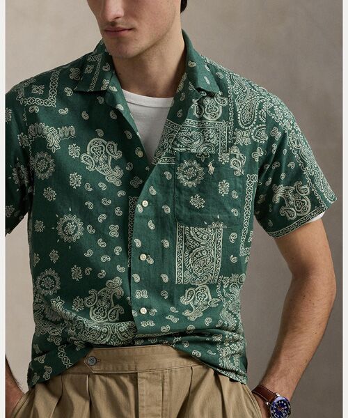 POLO RALPH LAUREN / ポロ ラルフ ローレン シャツ・ブラウス | クラシック フィット バンダナプリント キャンプ シャツ | 詳細4