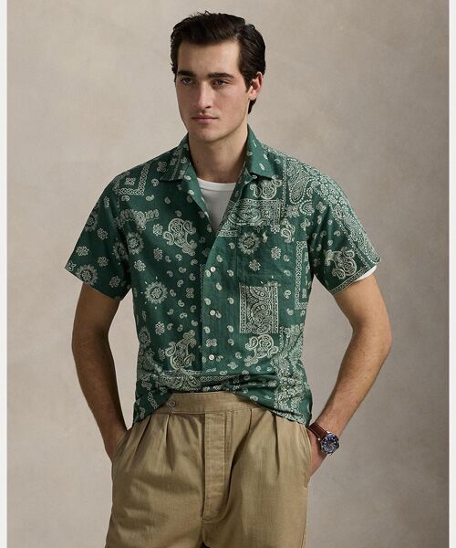 【新品タグ付】POLO RALPH LAURENクラシックフィットキャンプシャツ POLO RALPH LAUREN『クラシック フィット オックスフォード