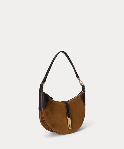 POLO RALPH LAUREN / ポロ ラルフ ローレン ショルダーバッグ | Polo ID スエード ミニ ショルダー バッグ | 詳細1