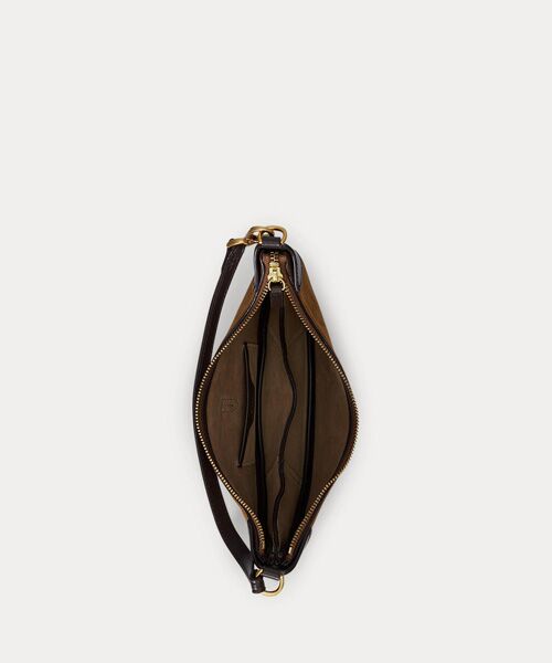 POLO RALPH LAUREN / ポロ ラルフ ローレン ショルダーバッグ | Polo ID スエード ミニ ショルダー バッグ | 詳細3