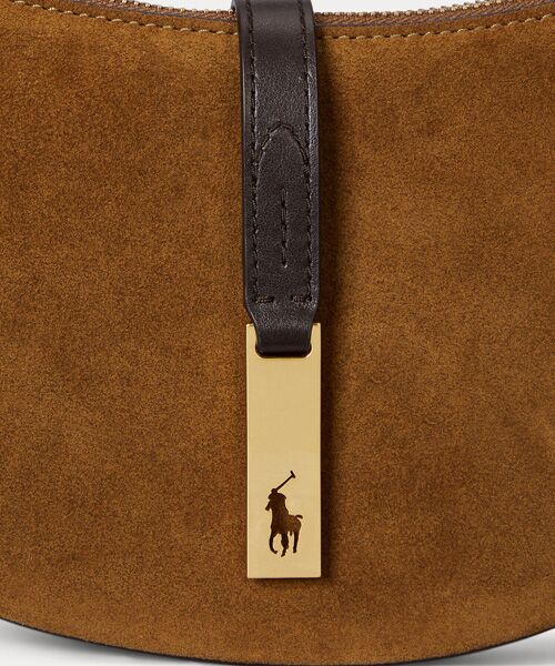 POLO RALPH LAUREN / ポロ ラルフ ローレン ショルダーバッグ | Polo ID スエード ミニ ショルダー バッグ | 詳細4