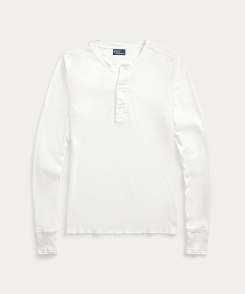 RRL ヘンリーネックカットソー　サーマル　ラルフローレン RRL ヘンリーネックカットソー サーマル ラルフローレン 希少