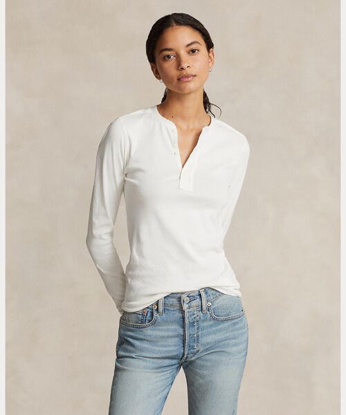POLO by RalphLauren ヘンリーネックカットソー/ZW121 POLO by RalphLauren ヘンリーネックカットソー/ZW121 - メルカリ