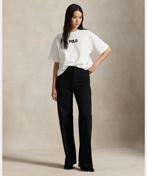 ロゴ コットン ジャージー クルーネック Tシャツ （Tシャツ