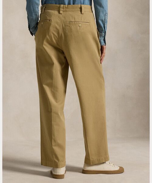 ラルフローレン フィリップパンツ ベージュ チノパン ストレートレッグ ポロチノ Ralph Lauren - ポロ ラルフローレン チノ パンツ メンズ 34 30
