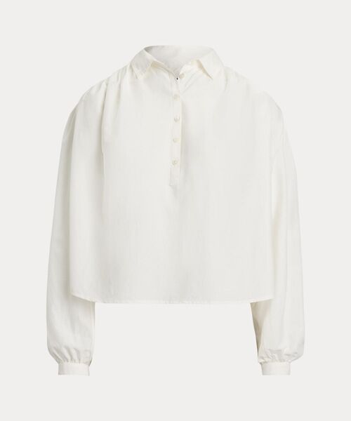 POLO RALPH LAUREN / ポロ ラルフ ローレン シャツ・ブラウス | プリーテッド コットンシルク シャツ | 詳細1