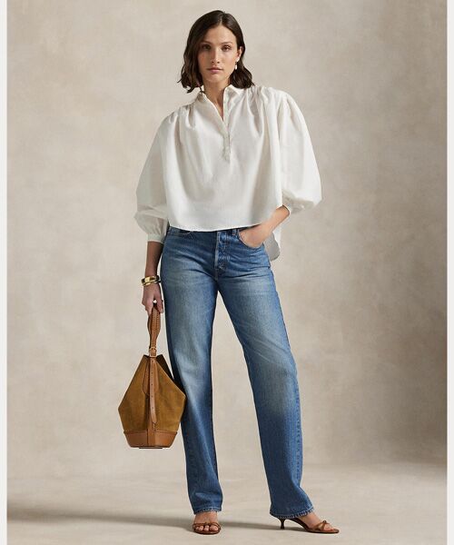 POLO RALPH LAUREN / ポロ ラルフ ローレン シャツ・ブラウス | プリーテッド コットンシルク シャツ | 詳細2