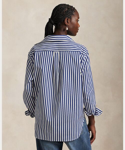 POLO RALPH LAUREN / ポロ ラルフ ローレン シャツ・ブラウス | オーバーサイズ フィット ストライプド コットン シャツ | 詳細3