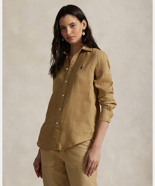 クラシック フィット リネン シャツ （シャツ・ブラウス）｜POLO