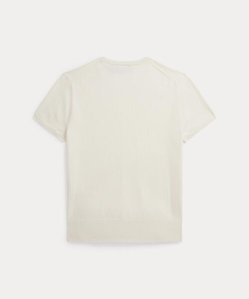 美品 THE RERACS 24SS ラグランニット ショートスリーブポロシャツ Penguin by Munsingwear ストレッチ ラグランスリーブポロシャツ