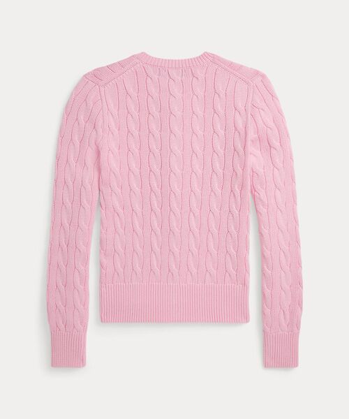 ポロラルフローレン カーディガン ケーブルニット 新品 XL POLO ピンク 中古・古着通販】POLO RALPH LAUREN (ポロ・ラルフローレン
