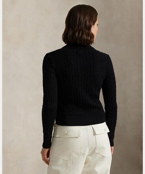 POLO RALPH LAUREN / ポロ ラルフ ローレン カーディガン・ボレロ | ケーブルニット コットン カーディガン | 詳細3