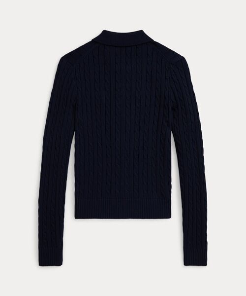 POLO RALPH LAUREN / ポロ ラルフ ローレン カーディガン・ボレロ | ケーブルニット コットン カーディガン | 詳細1