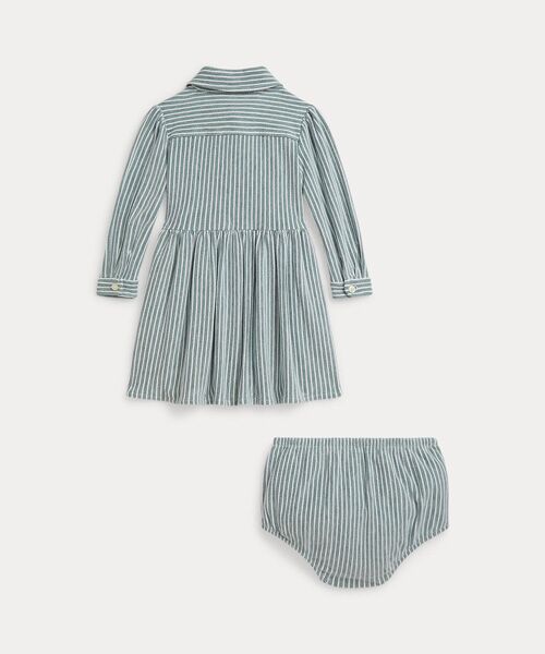 POLO RALPH LAUREN / ポロ ラルフ ローレン ベビー・キッズウエア | (ベビー)ストライプド メッシュ オックスフォード ドレス | 詳細1