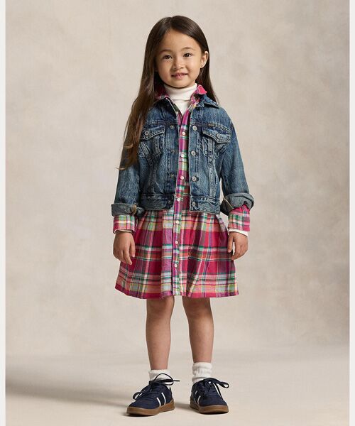POLO RALPH LAUREN / ポロ ラルフ ローレン ミニ丈・ひざ丈ワンピース | (ガールズ 2才～6才)チェック コットン マドラス シャツドレス | 詳細5