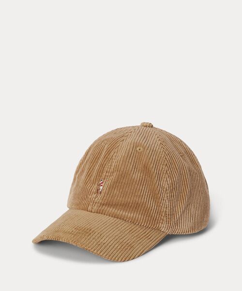 POLO ブラウン ベースボールキャップ 新品タグ付き❣️ POLO RALPH LAUREN (ポロラルフローレン) コットン チノ ベース