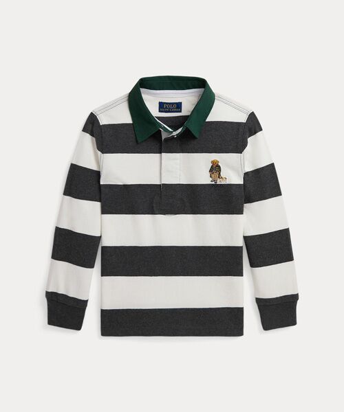 ボーイズ 2才～7才)Polo ベア コットン ラグビー シャツ （カットソー