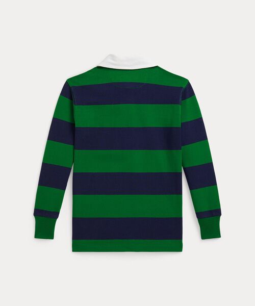 POLO RALPH LAUREN / ポロ ラルフ ローレン カットソー | (ボーイズ 2才~7才)ストライプド コットン ジャージー ラグビー シャツ | 詳細1