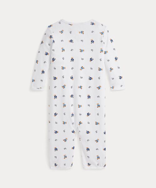 POLO RALPH LAUREN / ポロ ラルフ ローレン ロンパース | (ベビー)Polo ベア コンバーチブル ガウンカバーオール | 詳細1