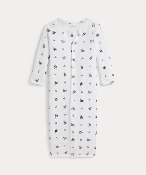 POLO RALPH LAUREN / ポロ ラルフ ローレン ロンパース | (ベビー)Polo ベア コンバーチブル ガウンカバーオール | 詳細2