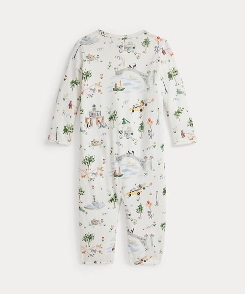 POLO RALPH LAUREN / ポロ ラルフ ローレン ロンパース | (ベビー)RL ベビー x Riley Sheehey ガウンカバーオール | 詳細1