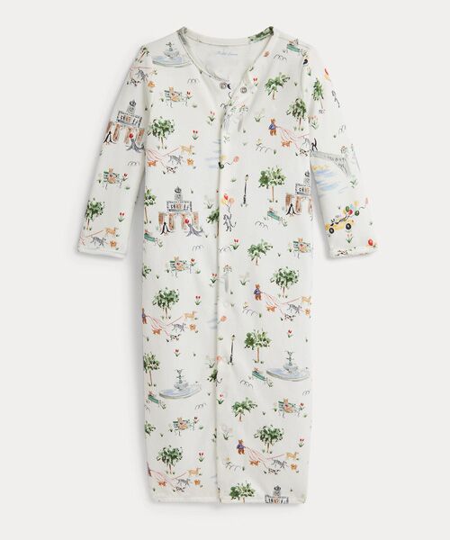 POLO RALPH LAUREN / ポロ ラルフ ローレン ロンパース | (ベビー)RL ベビー x Riley Sheehey ガウンカバーオール | 詳細2