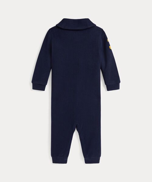 POLO RALPH LAUREN / ポロ ラルフ ローレン ロンパース | (ベビー)エステートリブ コットン ショール カバーオール | 詳細1