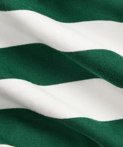 POLO RALPH LAUREN / ポロ ラルフ ローレン ロンパース | (ベビー)ストライプド コットン ラグビー カバーオール | 詳細2