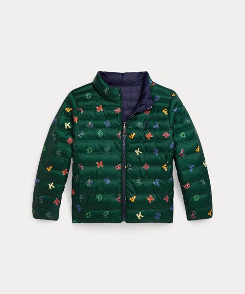 ラルフローレン リバーシブルオリーブグリーンジャケット