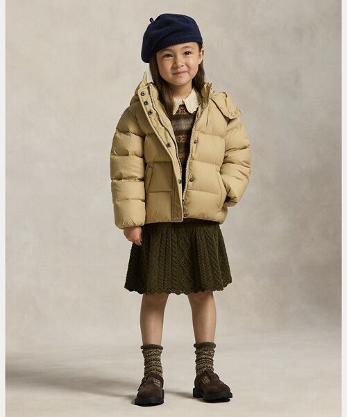 POLO RALPH LAUREN / ポロ ラルフ ローレン ダウンジャケット・ベスト | (ガールズ 2才～6才)ダウン フーデッド ジャケット | 詳細3
