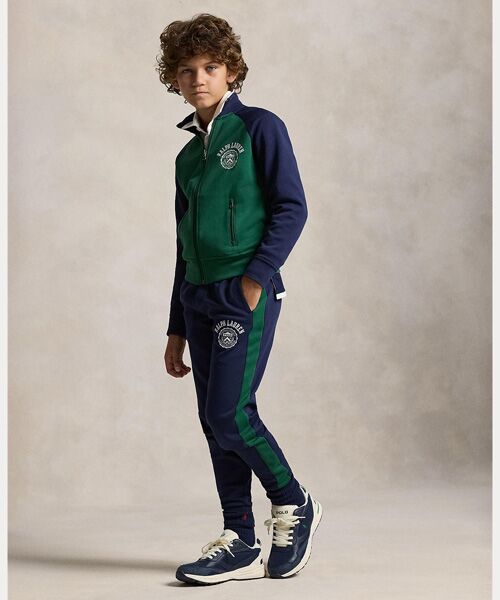 POLO RALPH LAUREN / ポロ ラルフ ローレン その他パンツ | (ボーイズ 8才~20才)ロゴ クレスト ダブルニット ジョガー パンツ(300グリーン)