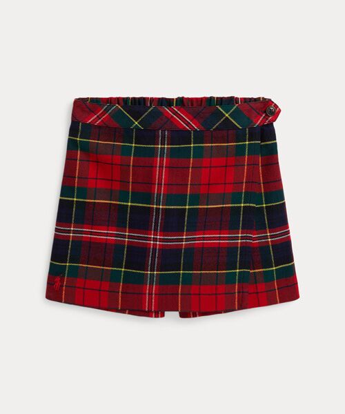 POLO RALPH LAUREN / ポロ ラルフ ローレン ミニ・ひざ丈スカート | (ガールズ 2才～6才)チェック フェイクラップ コットン フランネル スコート | 詳細1