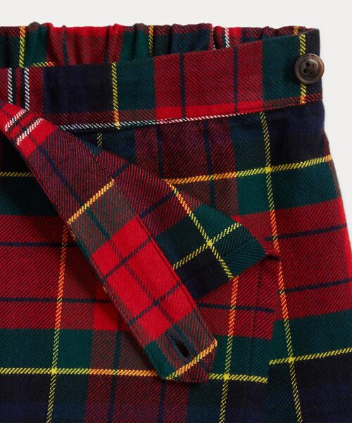 POLO RALPH LAUREN / ポロ ラルフ ローレン ミニ・ひざ丈スカート | (ガールズ 2才～6才)チェック フェイクラップ コットン フランネル スコート | 詳細6